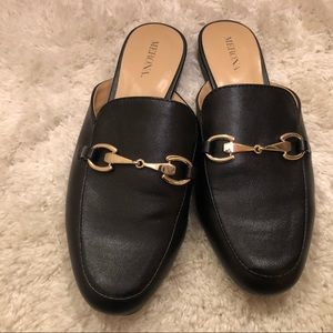 Target Merona Kona Black Mules